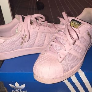 Adidas Pink&Gold shell tops